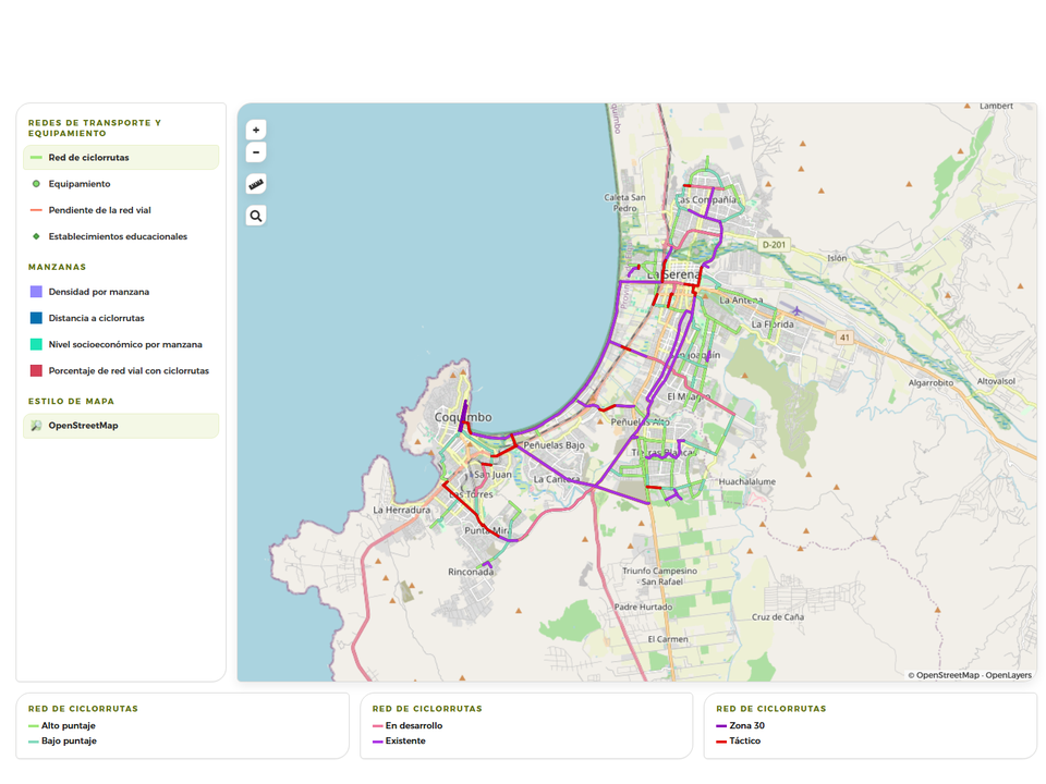 Diagnóstico de accesibilidad en La Serena y Coquimbo